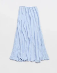 Aerie Satin Maxi Skirt