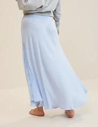 Aerie Satin Maxi Skirt