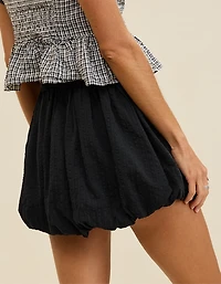 Aerie Seersucker Bubble Mini Skirt