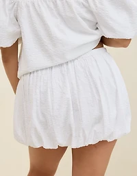 Aerie Seersucker Bubble Mini Skirt