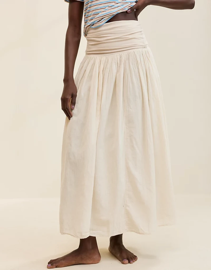Aerie At The Barre Convertible Maxi Skirt