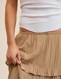 Aerie Ready To Ruffle Tiered Midaxi Skirt