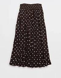 Aerie Seersucker Midaxi Skirt