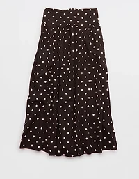 Aerie Seersucker Midaxi Skirt