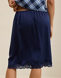 OVERSLEPT by Aerie Liquid Satin Slip Skirt