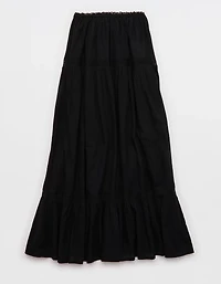 Aerie Lace Trim Maxi Skirt