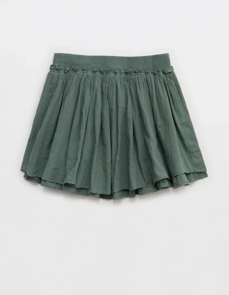 Aerie Gauze Mini Skirt