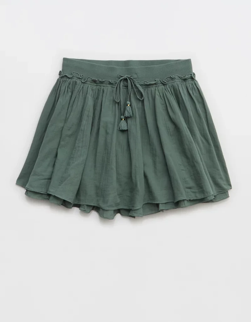 Aerie Gauze Mini Skirt