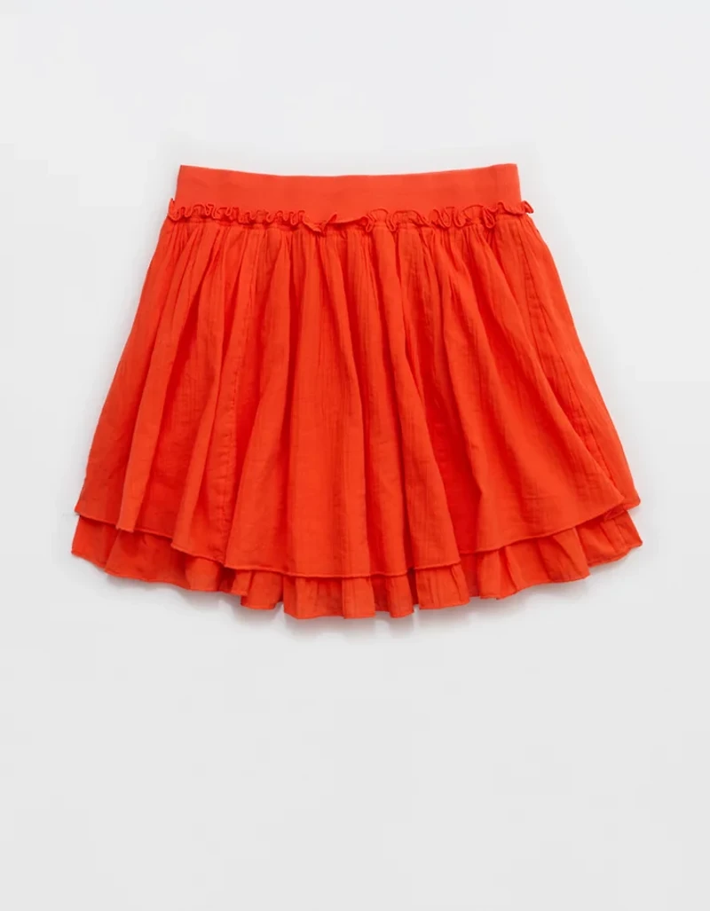 Aerie Gauze Mini Skirt