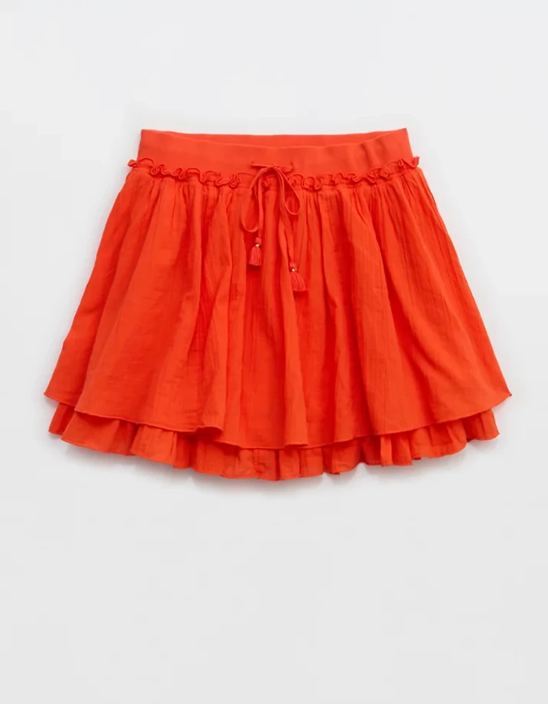 Aerie Gauze Mini Skirt