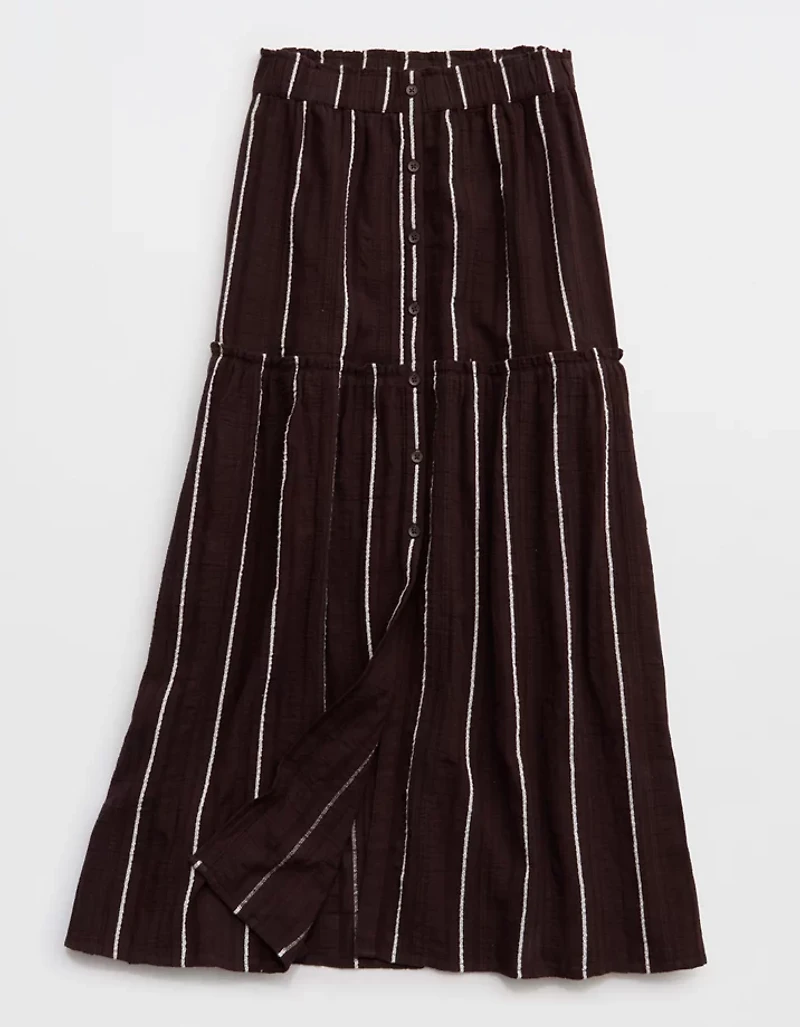 Aerie Beach Texture Maxi Skirt