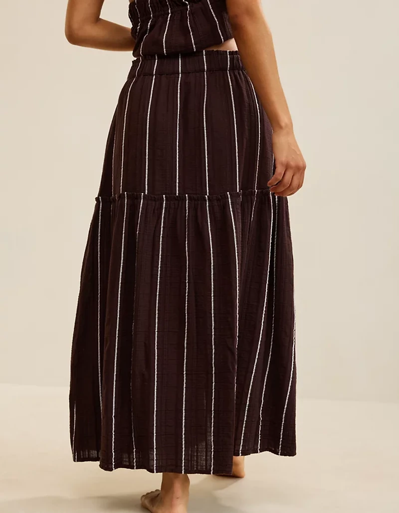 Aerie Beach Texture Maxi Skirt