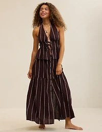 Aerie Beach Texture Maxi Skirt