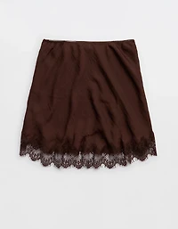 Aerie Festival Satin Mini Skirt