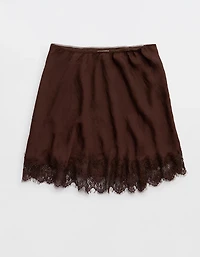 Aerie Festival Satin Mini Skirt