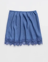 Aerie Festival Satin Mini Skirt