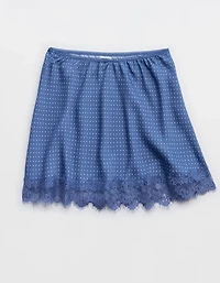 Aerie Festival Satin Mini Skirt