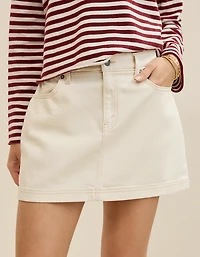 Aerie Daydream Denim Mini Skirt