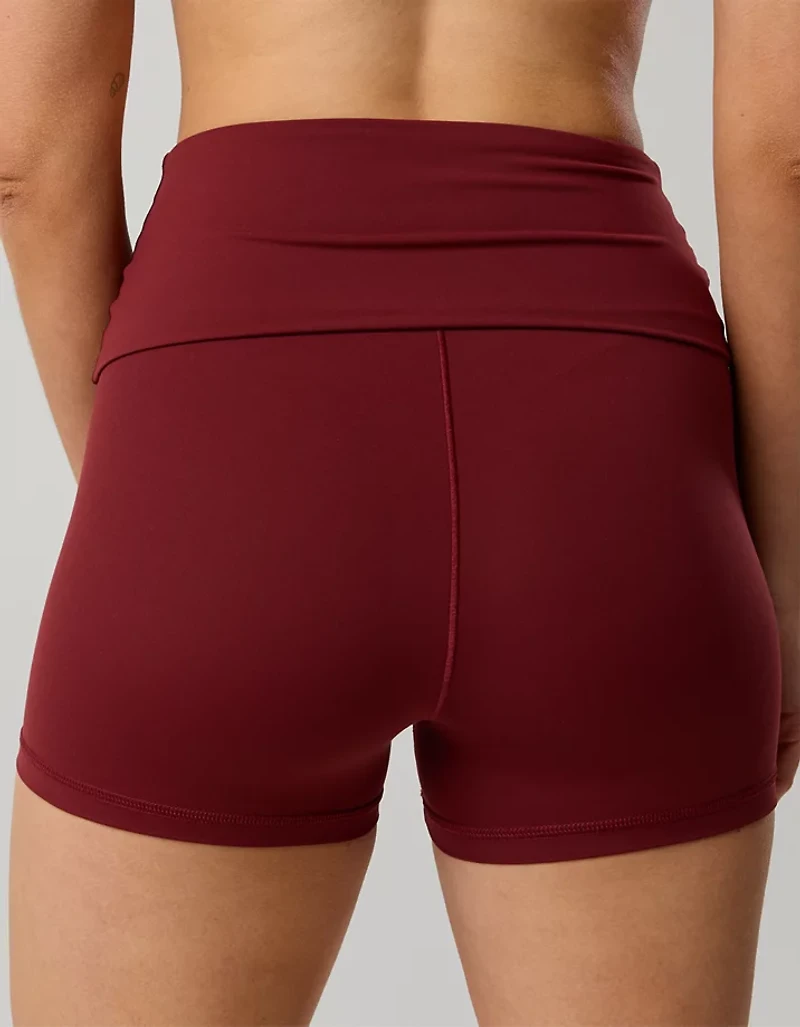 OFFLINE By Aerie Real Me XTRA Foldover 3" Bike Short