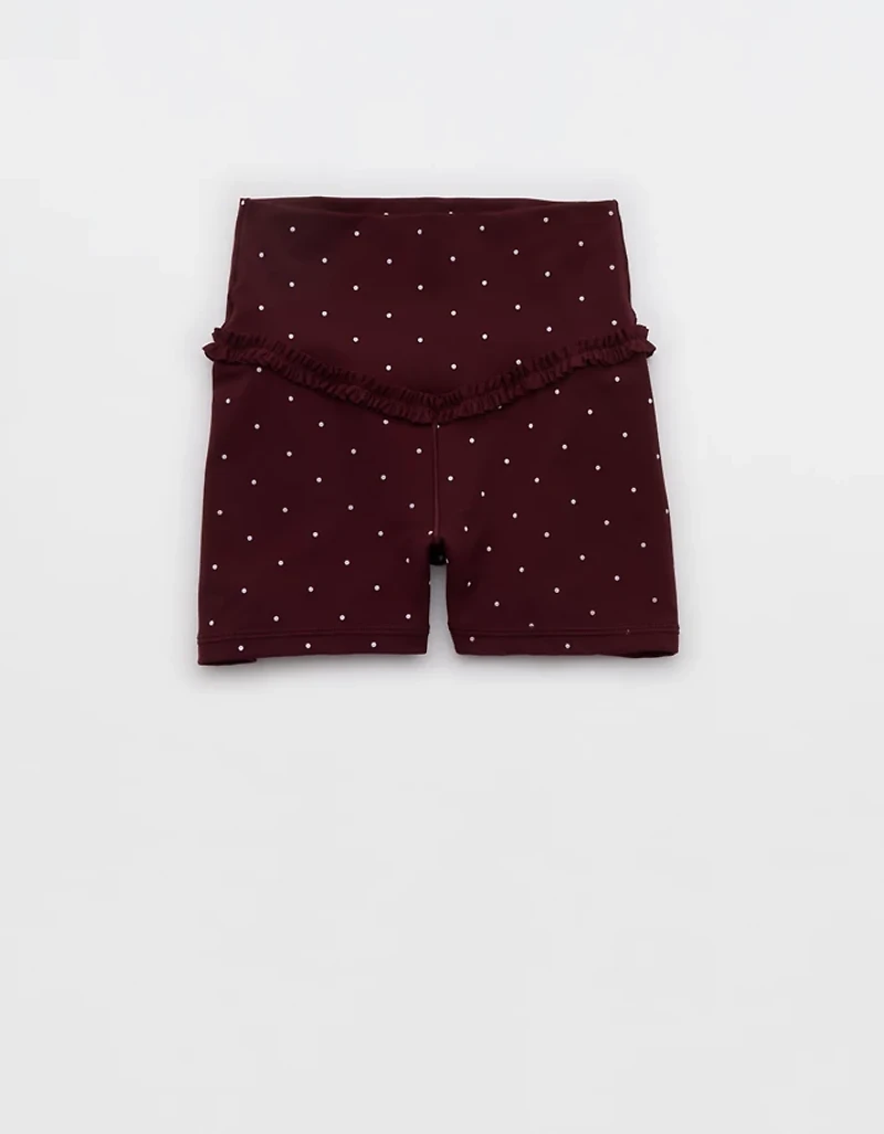 OFFLINE By Aerie Real Me XTRA High Waisted 3" Ruffle Bike Short