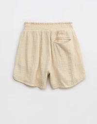 Aerie Gauzy High Waisted Short