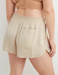 Aerie Gauzy High Waisted Short