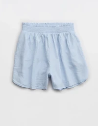 Aerie Linen Blend High Waisted Short