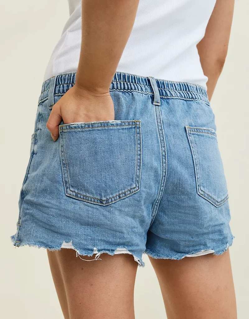 Aerie Daydream Distressed Denim Short