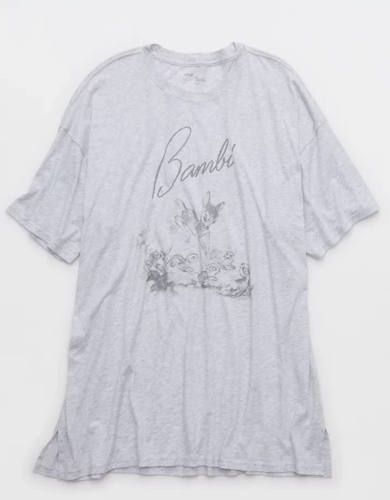 Aerie Bambi Sleep Happens Night Tee
