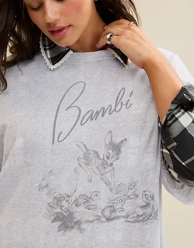 Aerie Bambi Sleep Happens Night Tee