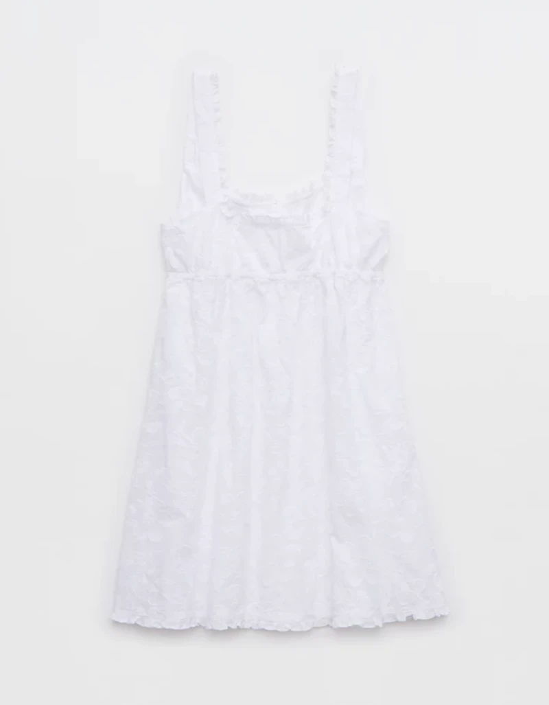 Aerie Off-Duty Embroidered Cotton Nightie