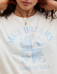 Aerie Sleep Happens Ruffle Night Tee