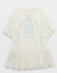 Aerie Sleep Happens Ruffle Night Tee