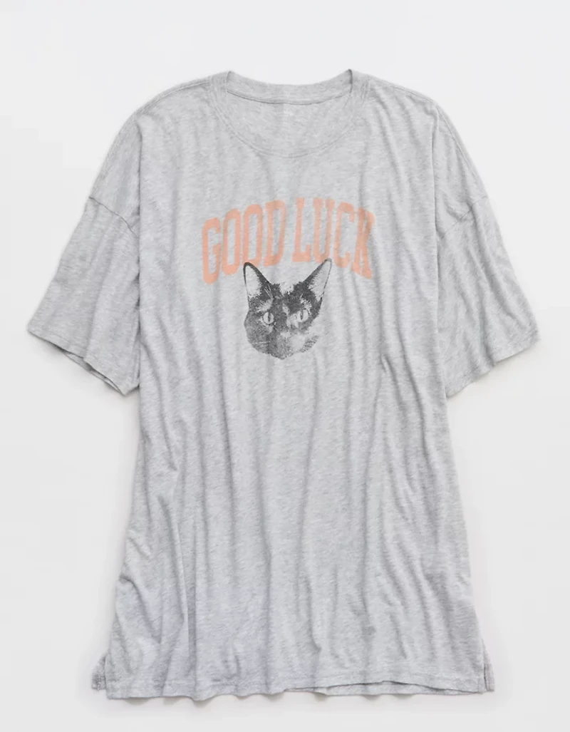 OVERSLEPT by Aerie Sleep Happens Night Tee