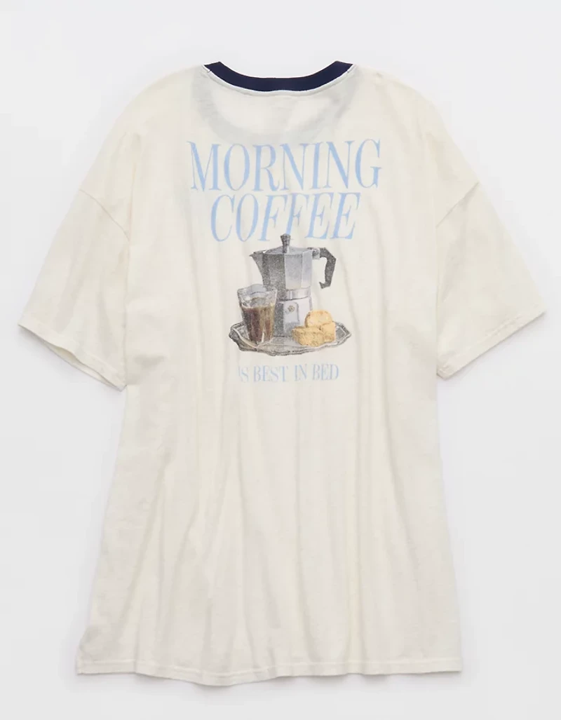 OVERSLEPT by Aerie Sleep Happens Night Tee