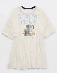 OVERSLEPT by Aerie Sleep Happens Night Tee