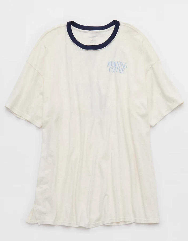 OVERSLEPT by Aerie Sleep Happens Night Tee