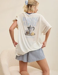 OVERSLEPT by Aerie Sleep Happens Night Tee