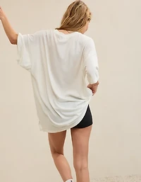 OVERSLEPT by Aerie Sleep Happens Night Tee