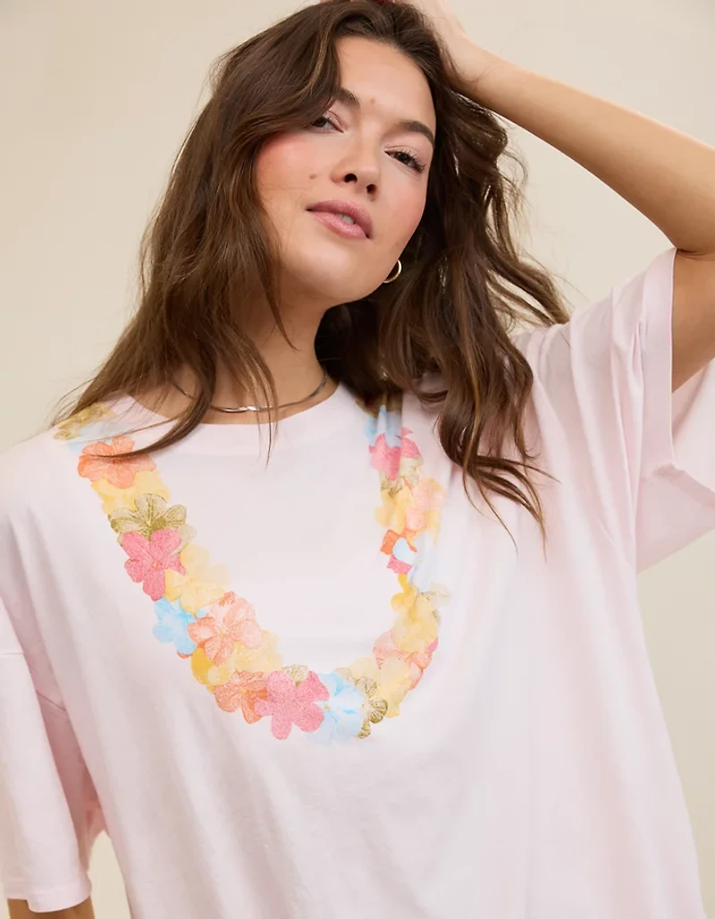 OVERSLEPT by Aerie Sleep Happens Night Tee