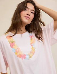 OVERSLEPT by Aerie Sleep Happens Night Tee