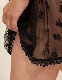 OVERSLEPT by Aerie Sheer Lace Nightie