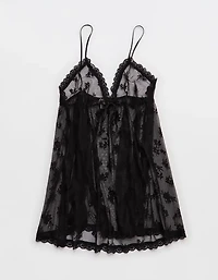 OVERSLEPT by Aerie Sheer Lace Nightie