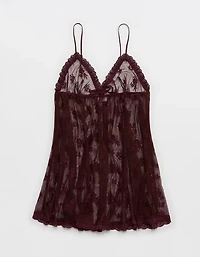 OVERSLEPT by Aerie Sheer Lace Nightie
