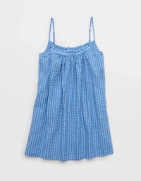 OVERSLEPT by Aerie Seersucker Babydoll Nightie