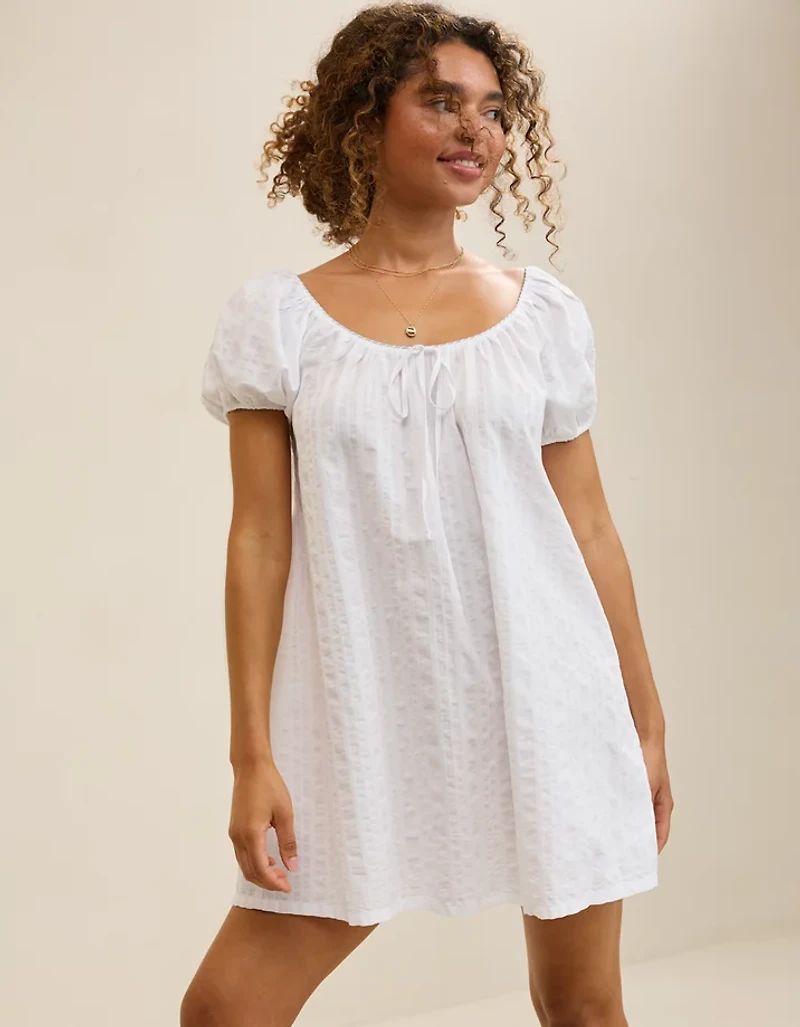 OVERSLEPT by Aerie Seersucker Nightie