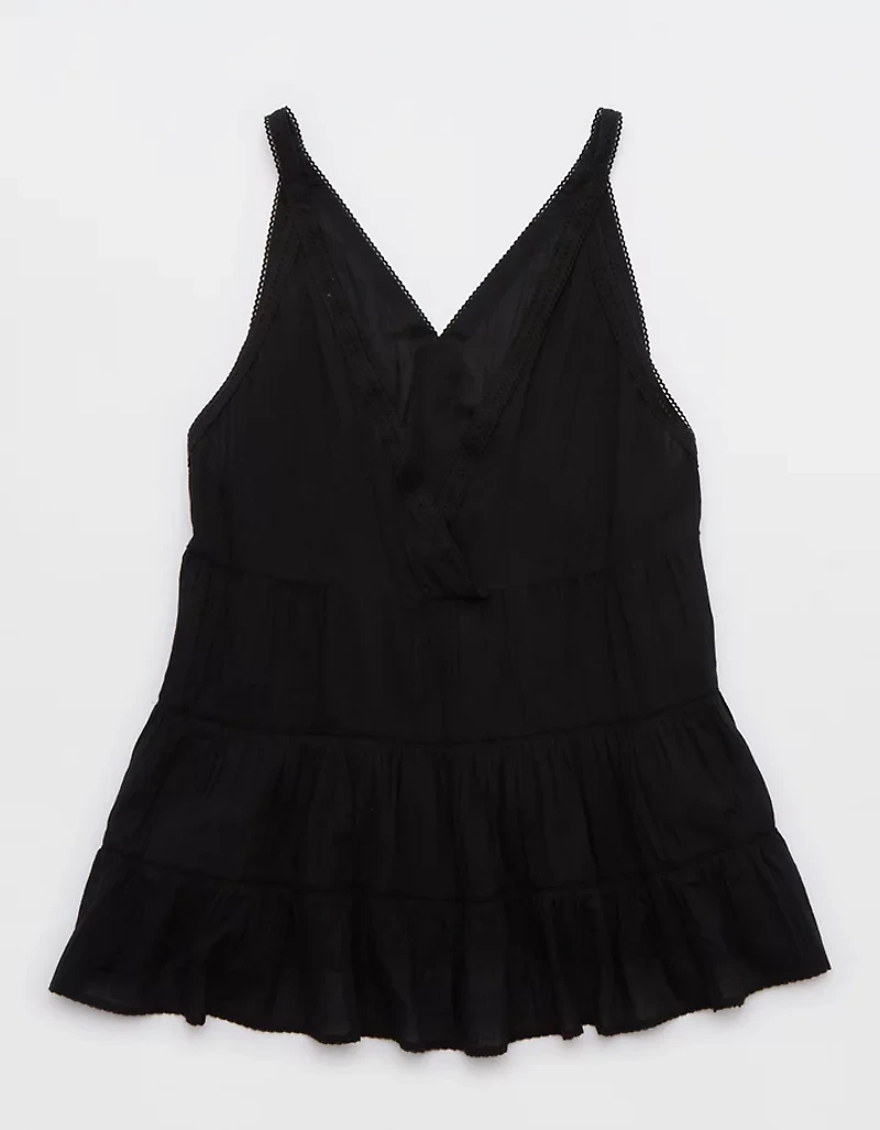 Aerie Tiered Coverup Mini Dress
