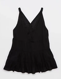 Aerie Tiered Coverup Mini Dress
