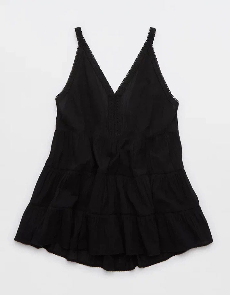 Aerie Tiered Coverup Mini Dress