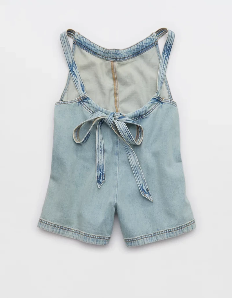 Aerie Denim Shortalls